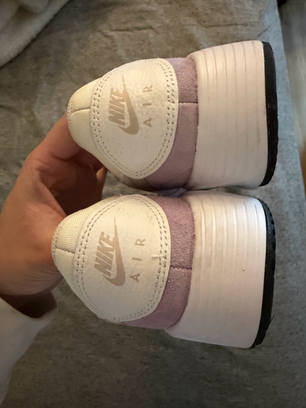 Nike Women's Sneakers in White, Lavender, and Blush - Picture 5 of 5